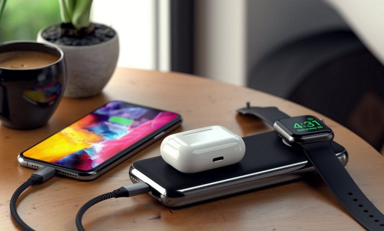 پاوربانک با قابلیت شارژ بی سیم